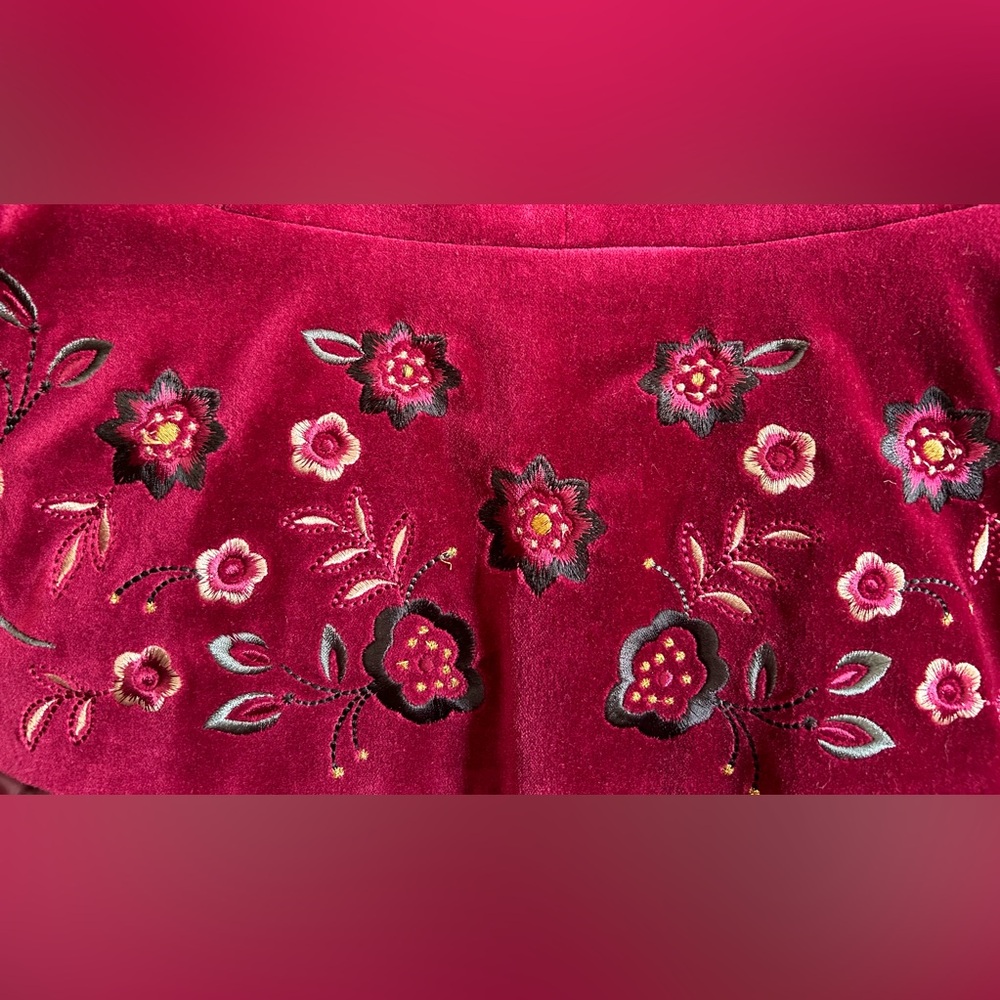 Vintage Oscar de la Renta Velvet Blazer Jacket - Picture 4 of 5